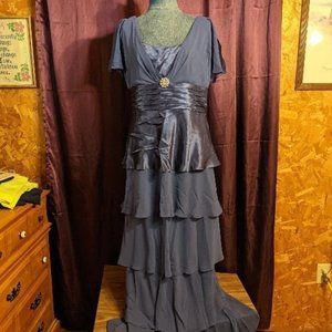 D'Albert Blue Formal Dress Size 8 New without Tags